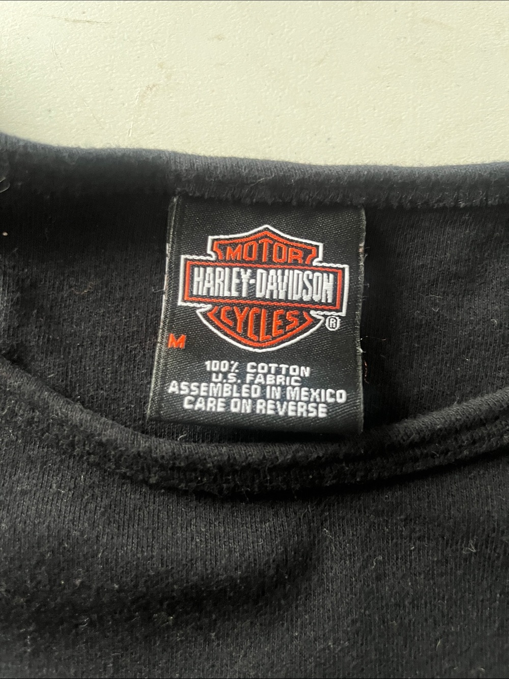 Harley-Davidson Black 'Sassy' Long-Sleeve Crew tee - Picture 3 of 5